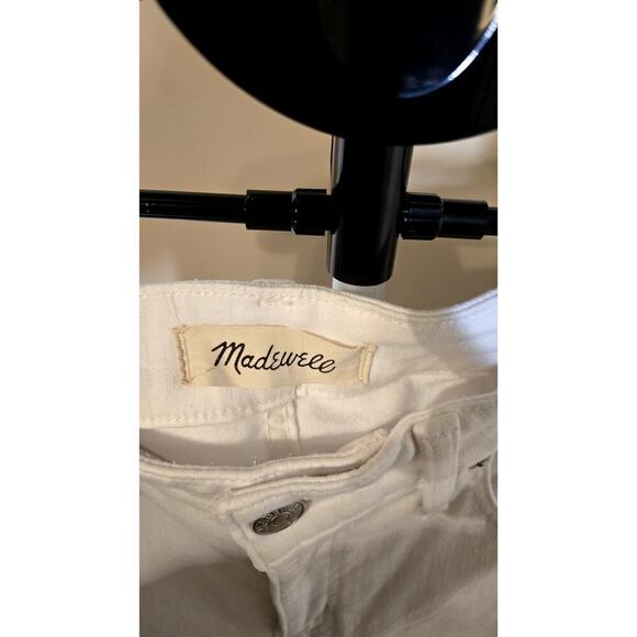 Madewell Womens Jeans White Curvy High Rise Skinny Sz 29 Petite - Picture 4 of 9
